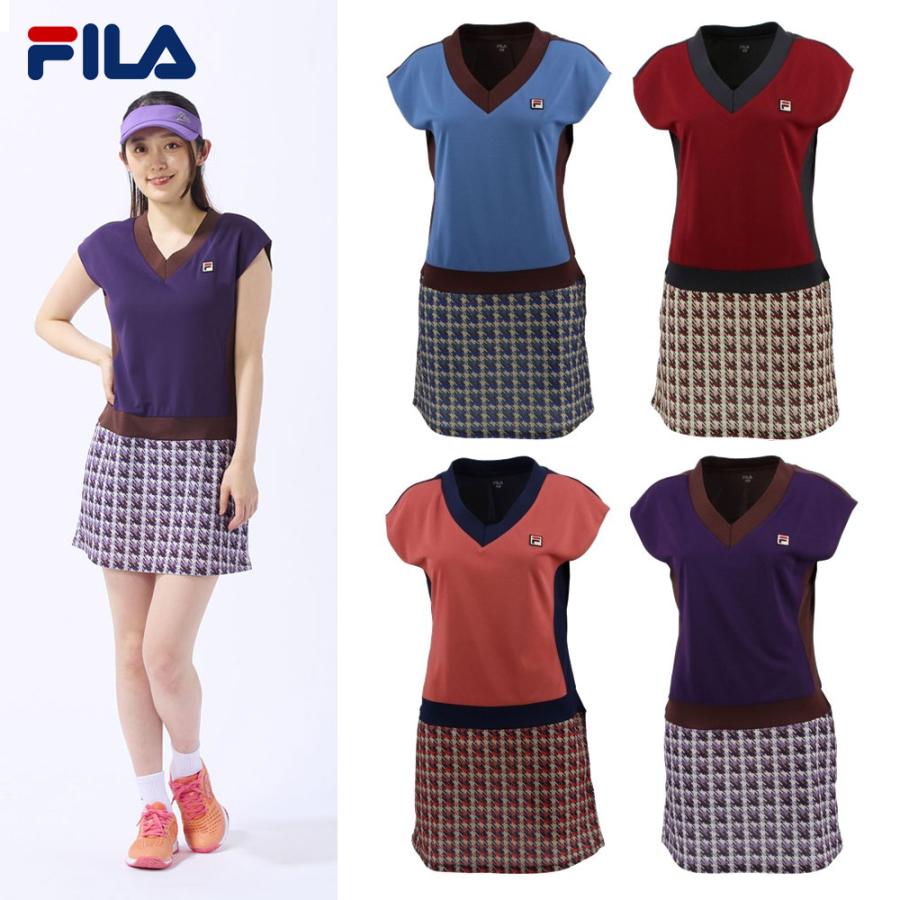 フィラ FILA テニスウェア レディース ワンピース VL2429 2022SS