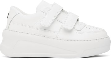 Acne Studios 白色 Velcro Strap Platform 运动鞋