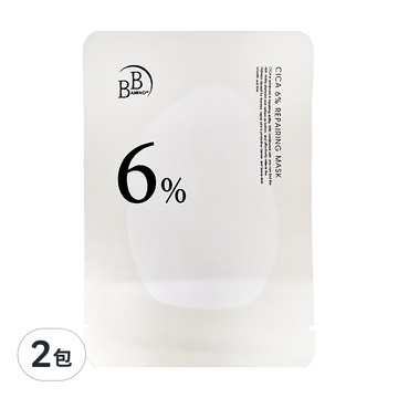BB AMINO 科研 6%積雪草修護面膜  3片  2包