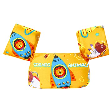 免充氣兒童浮力手臂圈  橙色火箭  1個