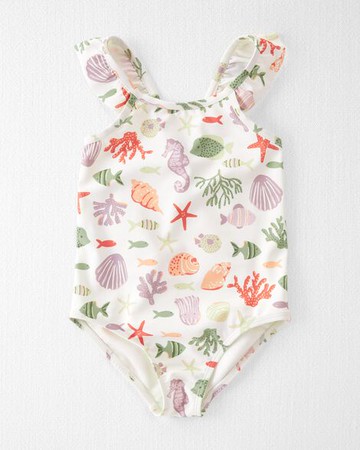 Toddler Recycled Sea Creatures Swimsuit