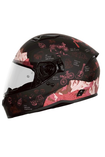 SOL SF-7 探險者_消光黑/紅 全罩式安全帽