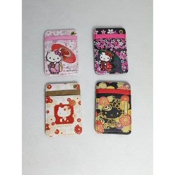 日系櫻花和風和服卡包 可愛puKT貓卡套 公交地鐵 門禁 卡學生飯卡