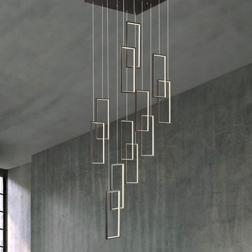 現代風LED230W長方形重複垂釣式吊燈18-61681