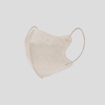 CHENYU辰昱 3D不脫妝醫療口罩(10入) - 燕麥拿鐵(小臉適用)