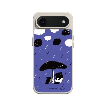 iPhone Air SolidX 貝殼灰 - 馬來貘 Laimo - 下雨了(紫色款)