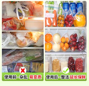 FB4668  家用食品級雙夾鏈密封保鮮袋超值組 (一組2套)