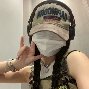 潮款復古撞色系字母棒球帽