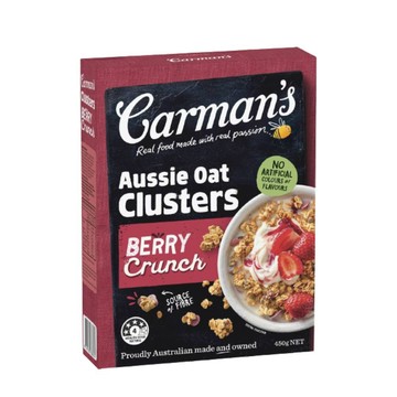 Carmans 草莓莓果脆穀塊 (450g/盒)