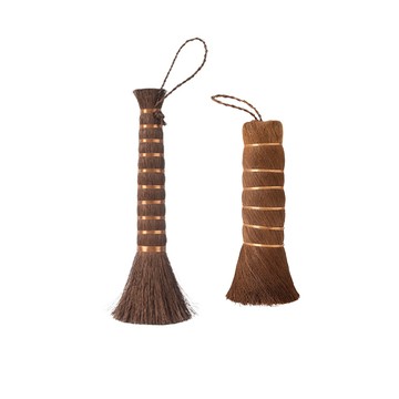 【日本霜山】日式天然棕櫚鍋刷2件組