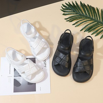 【韓國K.W.】YT7737現貨37碼酷萌女孩時尚休閒涼鞋(防水涼鞋/原宿風/復古/涼鞋/沙灘鞋)