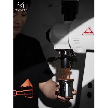 MUVNA慕威納 意式咖啡接粉杯不銹鋼接粉器58mm磨豆機手沖落粉器