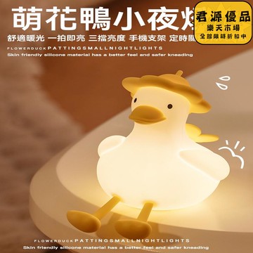 小夜燈 花花鴨小夜燈 創意小夜燈 小眾小夜燈 高級感小夜燈  床頭燈 氛圍燈 夜燈 氣氛燈