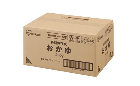 災対食パウチおかゆ  250g×6袋