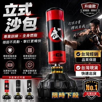 🔥買一送三 拳套手綁帶🔥蝦皮最低【立式沙包，台灣現貨】🥊立式沙包 立式踢靶 不倒翁拳擊沙包 泰拳沙包 MMA沙包