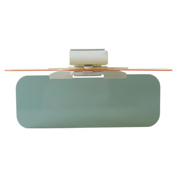 E.City 汽車用日夜兩用防眩偏光護目遮陽鏡  1個  灰色 + 黃色