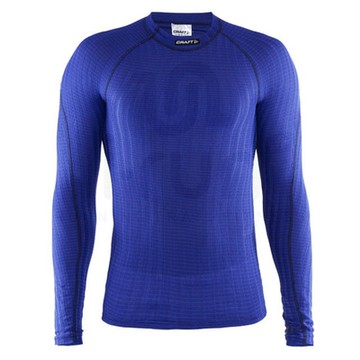 【Craft】男 EX長袖立領排汗衣.休閒運動上衣.保暖內衣.機能型衛生衣.車衣/190983-2344 藍格紋