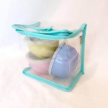 妞妞絲 - 透明收納袋【SGS安心認證】-薄荷綠 (XS)