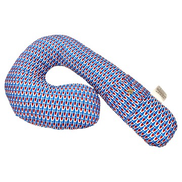 兒童座椅抱枕P型  30*50cm  棉和棉花材質  小魚  1個