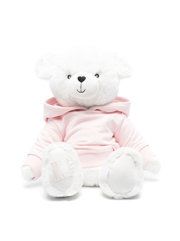 Givenchy Kids - logo-print bear soft-toy - kids - Polyester - One Size - White