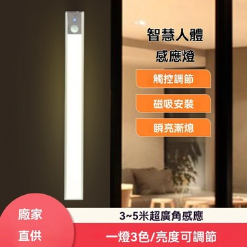 台灣發貨-新款多功能純金屬LED人體感應燈衣櫃櫥櫃家居照明燈超長待機感應强磁鐵吸附三種燈光切換床頭燈樓梯燈庭院燈氛圍燈