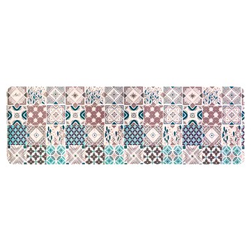 STYLE_G時代家居 奈米絨軟式硅藻土吸水防滑廚房地墊 雅典花磚  38 x 117cm  1個