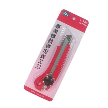徠福 專用螺紋鎖定美工刀 12支 /盒 L-700【APP滿額下單4%點數(單一帳號最高1000點)】7/31止