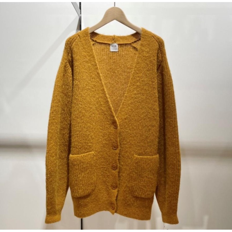 Si:M(スィーム) アルパカニットカーディガン 152-65504 12 mustard