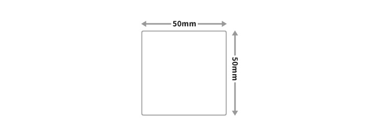 マグネットステッカー50x50mm