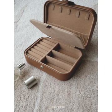 sanswood 一個大大大容量首飾收納盒 方形雙層復古高級感耳飾收納