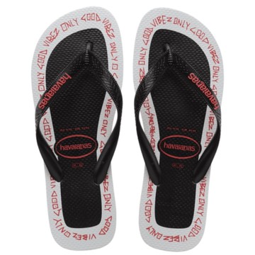 havaianas 哈瓦士 巴西人字拖 男款 Top goodvibez 白邊 涼鞋 拖鞋 夾腳拖 海灘鞋【南風百貨】