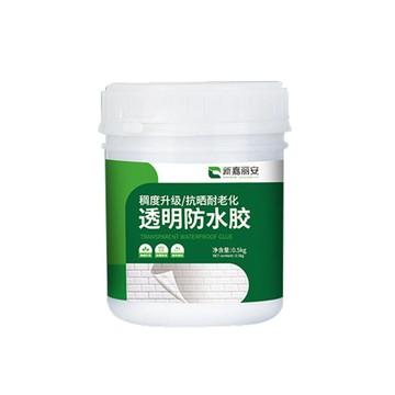 外牆防水漆 強效透明防漏防水修補膠-500g 附工具 透明防水膠/牆壁修補/補漏防水塗料