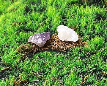 紫晶簇 // 雪霜白水晶 // 能量水晶 // 招財開運  // 快速出貨