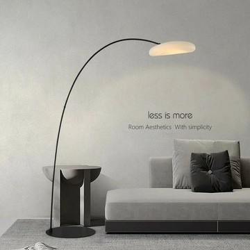燈具 落地燈 立燈 檯燈 立式燈 極簡客廳釣魚燈落地燈沙發旁高級設計感氛圍燈北歐ins風落地臺燈