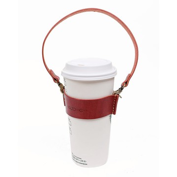 神真好。手工植鞣皮革飲料袋(防潑水)