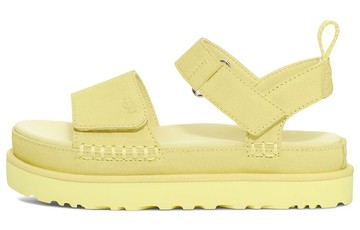 WMNS GOLDENSTAR PLATFORM SANDAL LEMON YELLOW