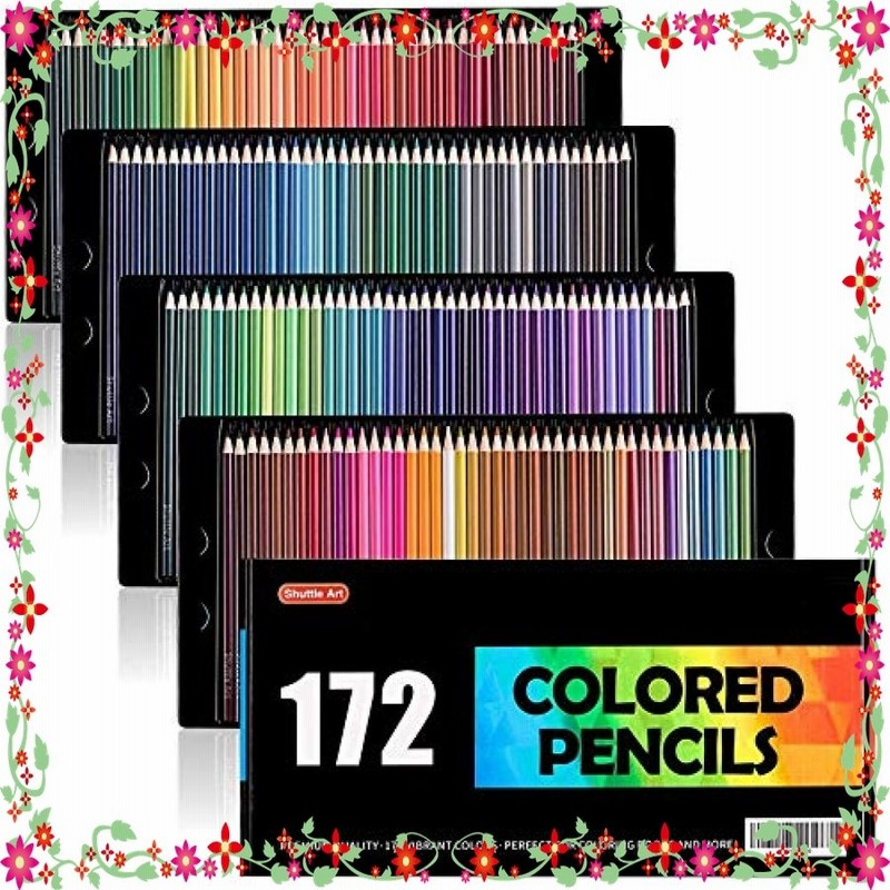 Shuttle Art 色鉛筆 カラーペン 172色セット 大人の塗り絵 スケッチ イラスト 落書き 手帳 ノード子供用 プレゼント 入園 入学お祝い カラーリスト付 通販 Lineポイント最大get Lineショッピング