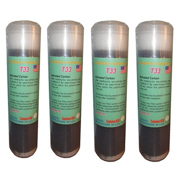 台製頂級10吋椰殼活性碳t33濾心 一次購4支 優惠特價 900元