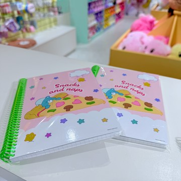 CARE BEARS 彩虹熊 繽紛 披薩 方格 筆記本/代購