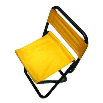 高級童軍椅 鐵管、牛津布  黃色  1個