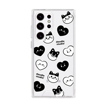 【插畫家聯名】doudle studio愛心豆喵防摔透明SAMSUNG手機殼
