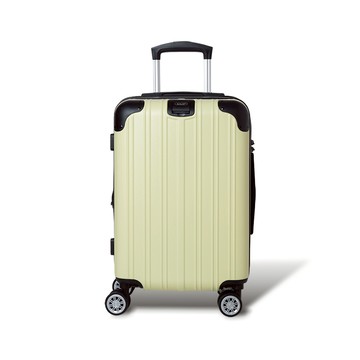 【Alldma鷗德馬】20吋熱銷款拉鏈登機箱Z2S-檸檬黃(贈保護套C2+B2棋盤束帶)