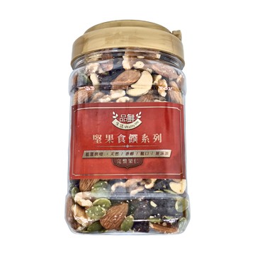 品鮮生活 綜合堅果 六皇食饌桶裝 450g  1桶
