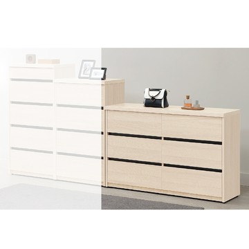 【顛覆設計】尼艾雅奶茶色4尺六斗櫃