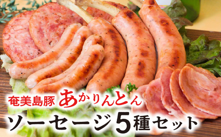 奄美島豚 あかりんとん ソーセージ５種セット ソーセージ 5種 詰め合わせ セット 肉 お肉 島豚 ブランド豚 ホワイト スモーク ジャンボフランク ボロニア ボンレスハム ハム ふっくら ジューシー BBQ ギフト 贈り物 プレゼント お取り寄せ 鹿児島 奄美大島 カイセイ ご当地 グルメ キャンプ飯 お弁当 おかず-1001