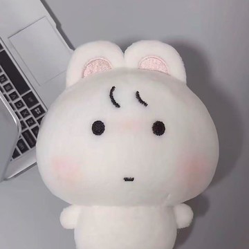 🍏☁️初夏上新🍏☁️可愛兔一毛絨公仔掛件超萌小兔子10cm棉花娃娃動物體玩偶治癒包掛