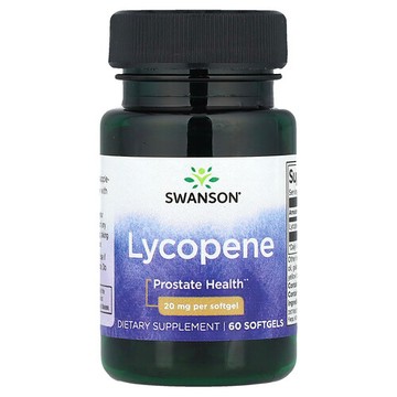 Swanson Vitamins, 茄紅素，20 毫克，60 粒軟凝膠