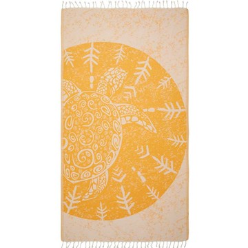 Outdoor Nation 夏日土耳其沙灘巾 / 毛巾 / 海龜幻境-夏日黃