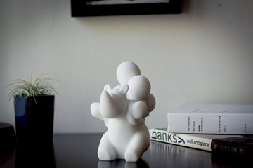 【療癒擺件 | 擺飾 】想飛系列_飛升祝福- 犀牛造型石雕