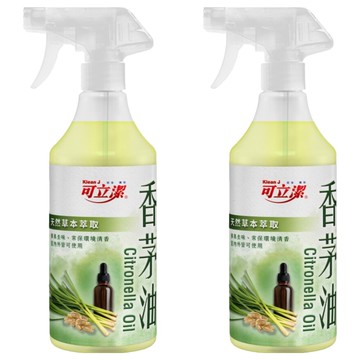 Klean J 可立潔 香茅油  500ml  2瓶